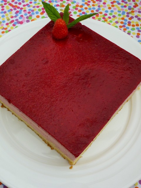 Bavarois aux framboises