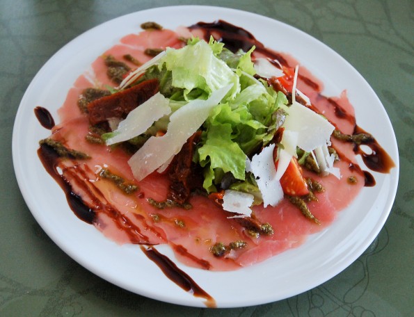 Carpaccio de boeuf