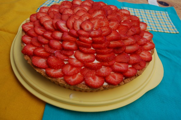 Croute aux fraises