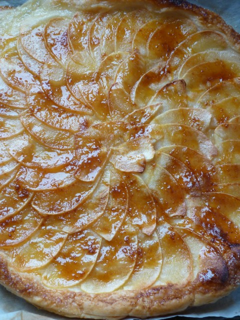 Tarte pomme et caramel