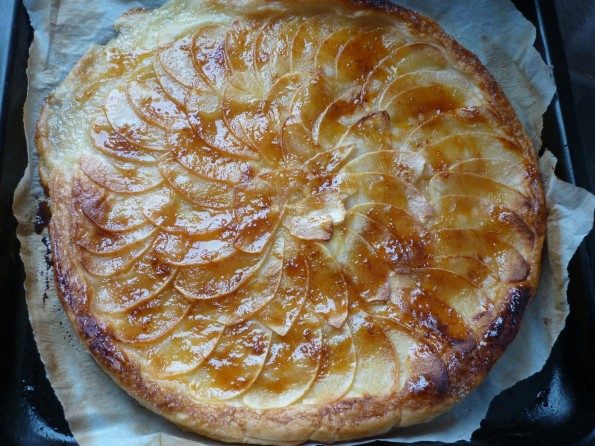 Tarte pomme et caramel