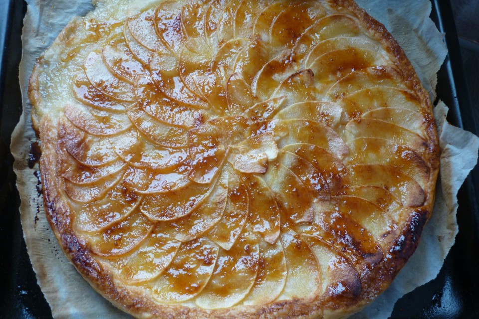 Tarte pomme et caramel