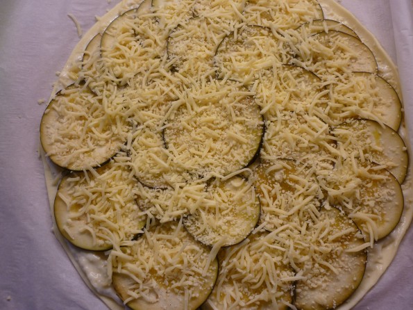 Tarte à l'aubergine