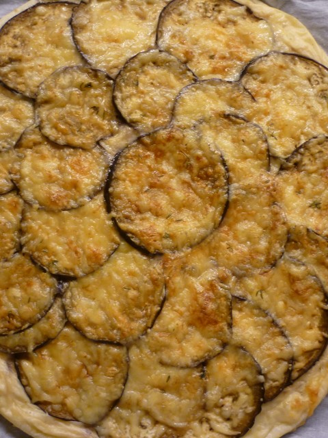 Tarte à l'aubergine