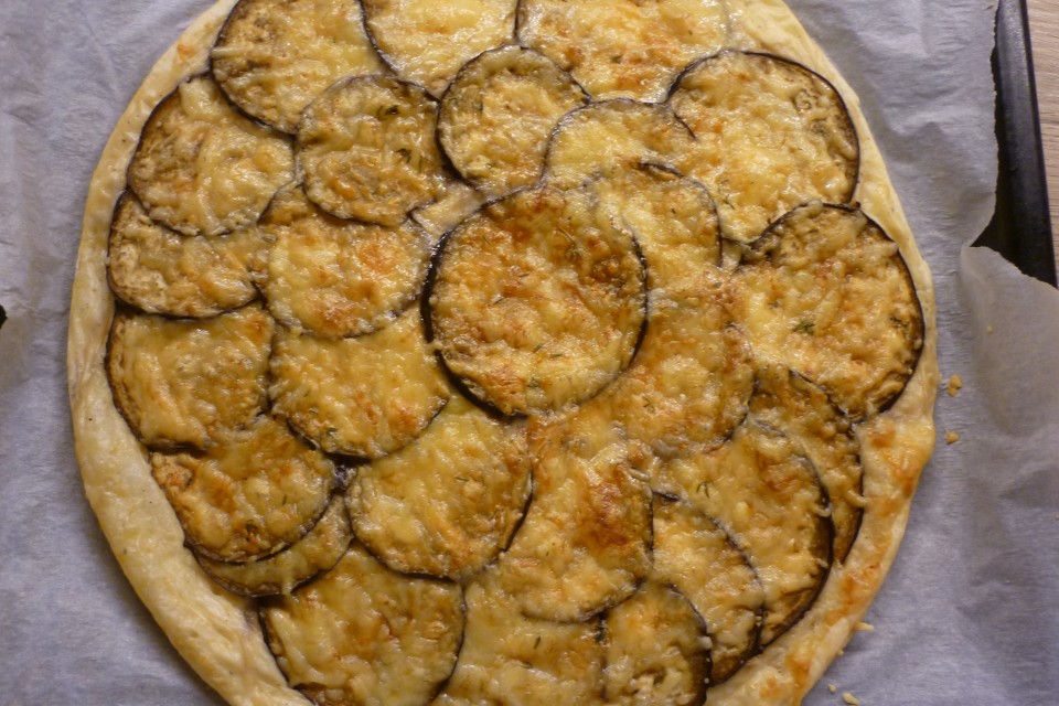 Tarte à l'aubergine