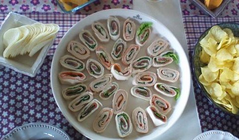 Wraps de saumon et surimi