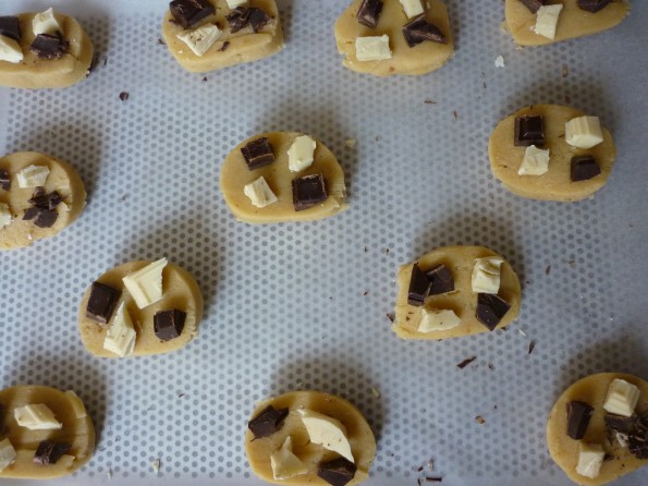 Cookies aux chocolats noir et blanc (10)