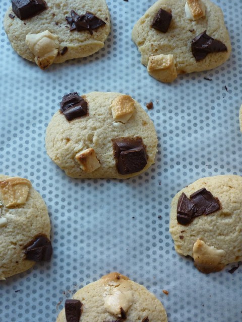 Cookies aux chocolats noir et blanc (12)