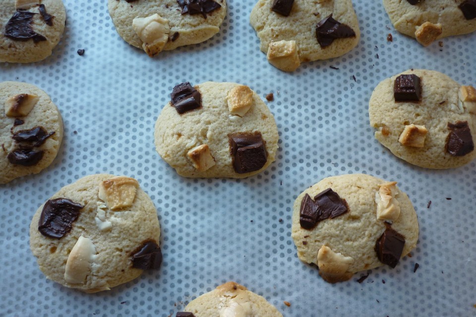 Cookies aux chocolats noir et blanc (12)